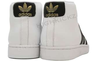   G49852 New Men White Black Gold Casual Retro Basketball Shoes  