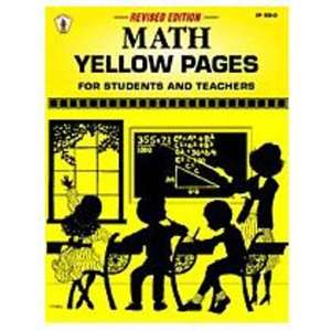    8 Pack INCENTIVE PUBLICATION MATH YELLOW PAGES 
