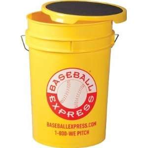 Baseball Express Empty Yellow Ball Bucket   Equipment   Baseball 