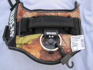 JULIUS K9 IDC HARNESS NEW WOODLAND 12 COLORS AVAILABLE EASY ON/OFF 