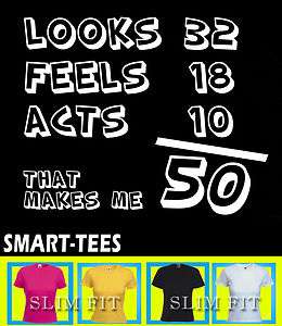50 YEAR OLD BIRTHDAY WOMENS T SHIRT ALL SIZES AND COLOURS  