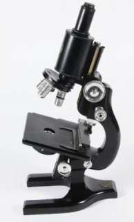 Vintage Spencer Buffalo USA SN 141626 3 Lens Compound Microscope+Light 