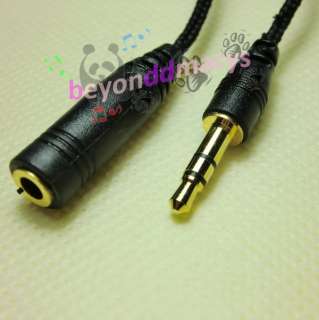 16ft 3.5mm EARPHONE HEADPHONE EXTENSION CORD CABLE 5M  