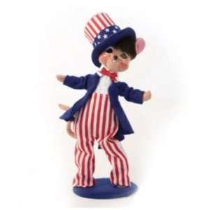  Annalee Doll 4th of July Patriotic Uncle Sam Mouse 10 