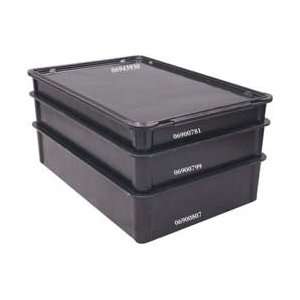  Made in USA 25 3/4x17 3/4x4 1/2blk Esd Stacking Box