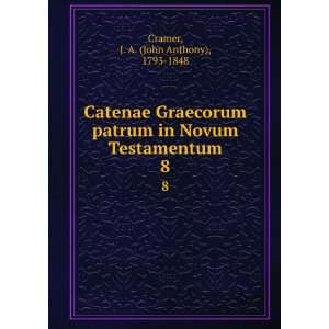   in Novum Testamentum. 8 J. A. (John Anthony), 1793 1848 Cramer Books