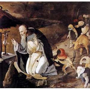   van Leyden   24 x 24 inches   The Temptation of St Anthony Home