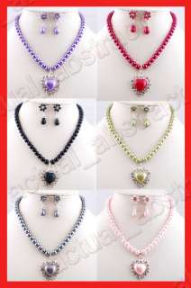 You will get 6pcs necklace&6pair earrings that total 12 pcs(6sets)