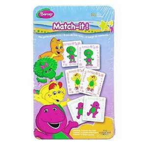  Barney Match It Memory Game Toys & Games