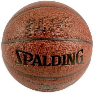 Mounted Memories Los Angeles Lakers Magic Johnson Autographed Spalding 