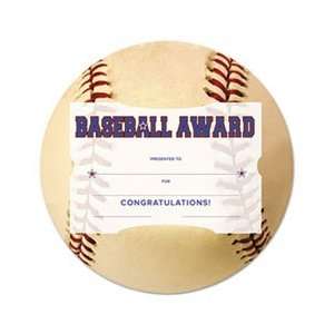 Motivations Baseball Sports Certificate Award Kit and Holder, 8.5 X 5.