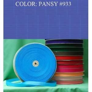  50yards SOLID POLYESTER GROSGRAIN RIBBON Pansy #933 1 1/2 