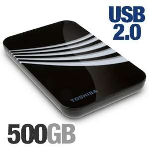  Toshiba 500GB Portable External Hard Drive Electronics