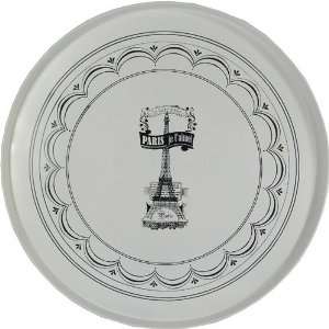  Paris I Love You Black and White Metal Serving Tray