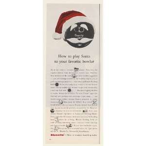   to Play Santa Bowler Print Ad (Memorabilia) (50679)