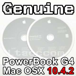 15 17 PowerBook G4 OS 10.4.2 TIGER Install Disc apple  