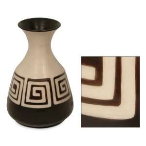 Ceramic vase, Lineal Spiral 