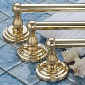  Gatco 5207 18 Inch Marina Towel Bar, Polished Brass