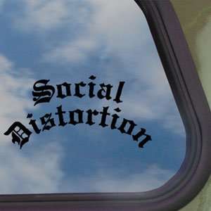 Social Distortion Black Decal Punk Band Window Sticker