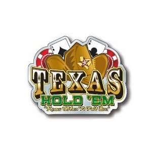  Se Kure DM 5559 Texas Hold Em Acrylic Mirror 19 x 24 