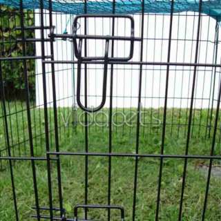 36 Black Exercise Pen Fence Dog Crate Cat Cage Kennel  