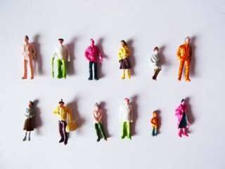 100 x 1200 Painted People Figures Model Z Scale Train  
