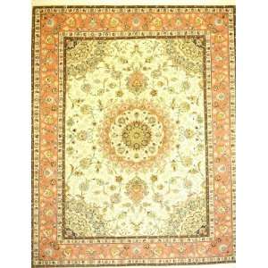  5x6 Hand Knotted Tabriz Persian Rug   53x67