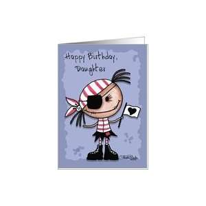  Pirate Girl Happy Birthday Daughter Card Toys & Games