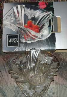 This is a lovely Mikasa Parisian Ivy handkerchief bowl measuring 12 