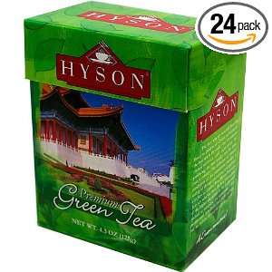 Hyson Green Tea In Flip Top Cartons, 4.3 Ounce Boxes (Pack of 24 