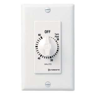  Intermatic FD460MW 60 Minute Spring Loaded Wall Timer 