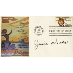  Jessie Woods American aviatrix Autographed Cover 