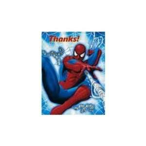  New   Amazing Spiderman Thank You Cards Case Pack 3 by DDI 