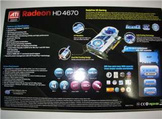 HIS ATI Radeon HD 4670 IceQ HDMI 1GB 128bit DDR3 AGP 8X  