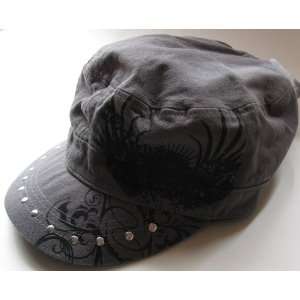 Vampire Diaries Grey Studed Hat Size M/L