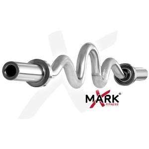  XMark 47 Chrome Olympic EZ Solid Super Curl Bar with 