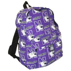 Northwestern University NU Wildcats Backpack by Broad Bay