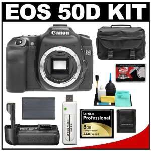Canon EOS 50D Digital SLR Camera Body + Canon BG E2N Battery Grip 