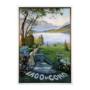   di Como Giclee Poster Print by Elio Ximenes, 25x34