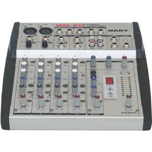  Nady MXE 612 6 CHANNEL Stereo Mic/line Mixer with Internal 