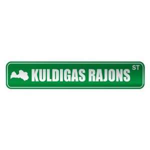   KULDIGAS RAJONS ST  STREET SIGN CITY LATVIA