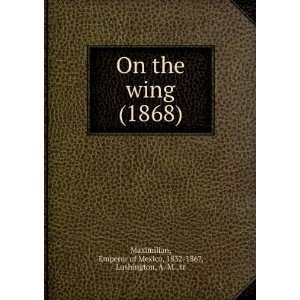  On the wing. (9781275373594) A. M., Maximilian Lushington 