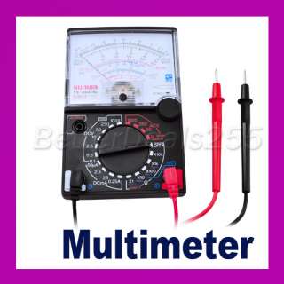 19 Range Analog Multimeter AC DC OHM VOM Microamp Meter  