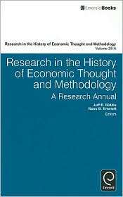 Research in the History of Economic Thought and Methodology, Volume 
