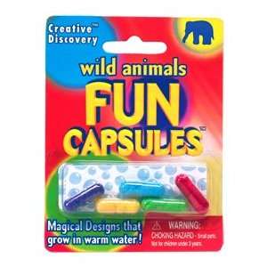  Fun Capsules   Wild Animals Toys & Games
