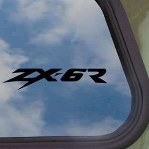  Kawasaki Black Decal Ninja ZX 6R Car Truck Window Sticker 