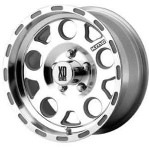XD XD122 20x10 Machined Wheel / Rim 5x135 with a  24mm Offset and a 94 