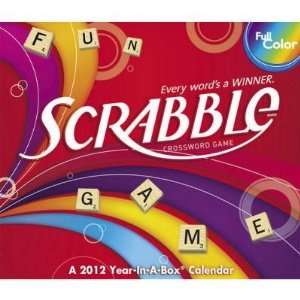  Scrabble 2012 Boxed Calendar