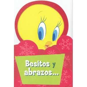  Greeting Card Christmas Looney Tunes Spanish Wots of Hugs 
