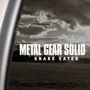  Metal Gear Solid Decal Snake Eater Window Sticker 